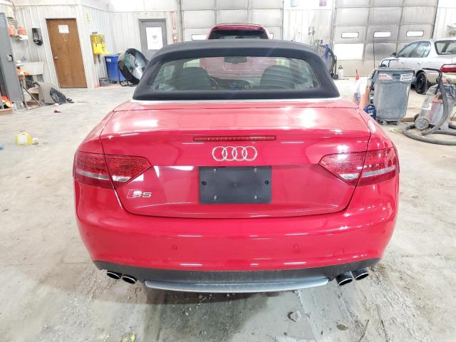 WAUVGAFH5BN013754 - 2011 AUDI S5 PRESTIGE RED photo 6