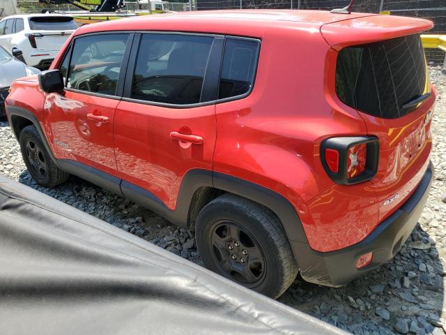 ZACCJBAT9GPD20985 - 2016 JEEP RENEGADE SPORT RED photo 2