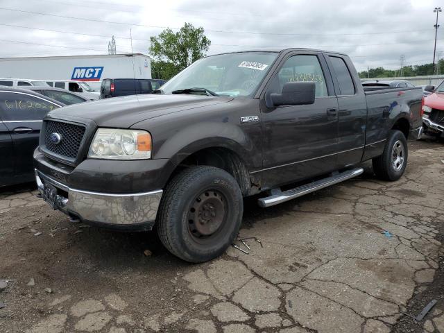 1FTPX14556FA48010 - 2006 FORD F150 GRAY photo 1