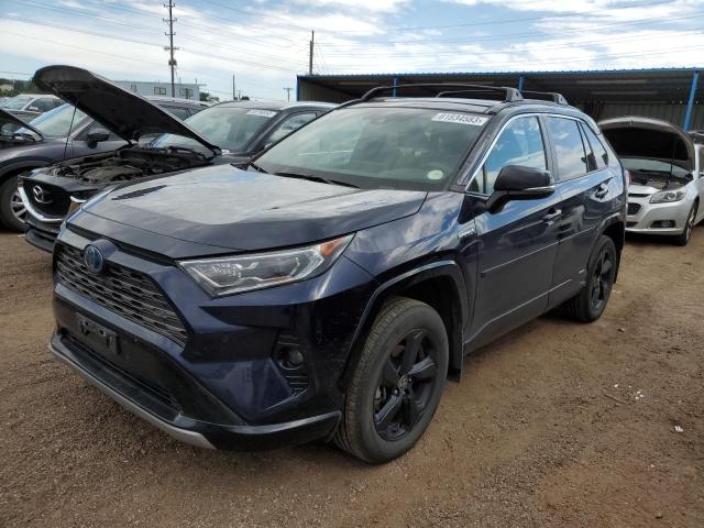 4T3E6RFV8MU061416 - 2021 TOYOTA RAV4 XSE BLUE photo 1