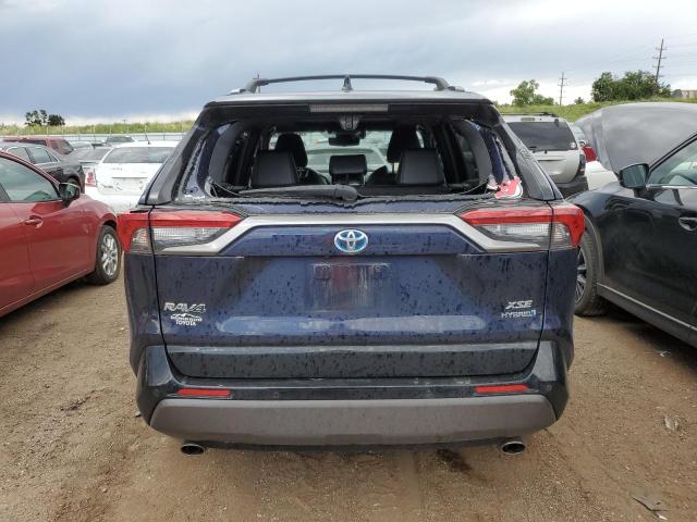 4T3E6RFV8MU061416 - 2021 TOYOTA RAV4 XSE BLUE photo 6