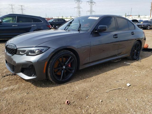 3MW5U9J04N8C33743 - 2022 BMW M340XI GRAY photo 1