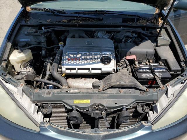 4T1BF32K44U073535 - 2004 TOYOTA CAMRY LE GREEN photo 11