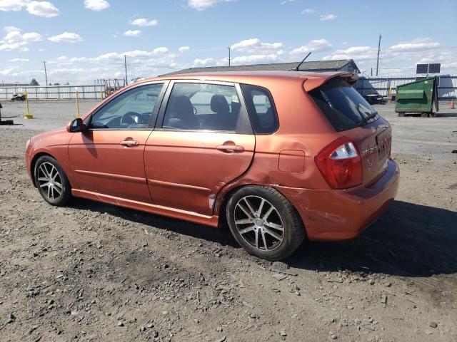 KNAFE162885022219 - 2008 KIA SPECTRA5 5 SX ORANGE photo 2