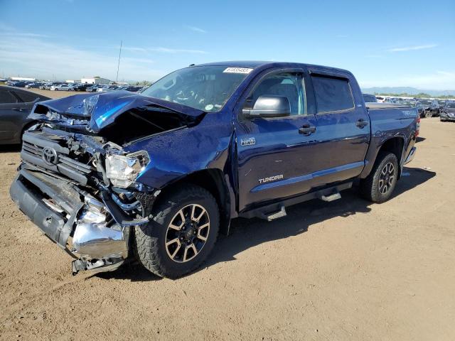 5TFDW5F17EX368381 - 2014 TOYOTA TUNDRA CREWMAX SR5 BLUE photo 1