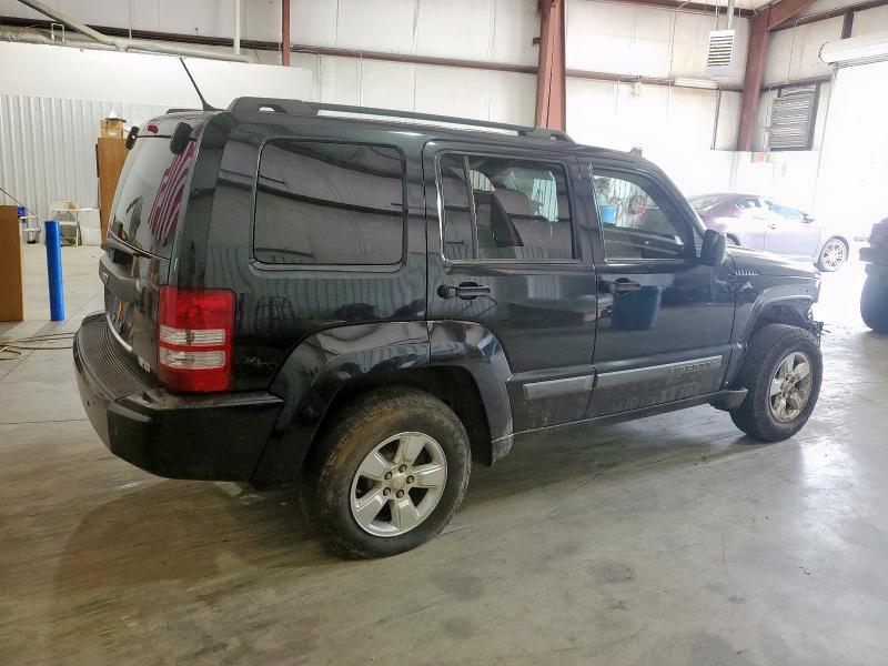 1C4PJLAK1CW141576 - 2012 JEEP LIBERTY SPORT BLACK photo 3