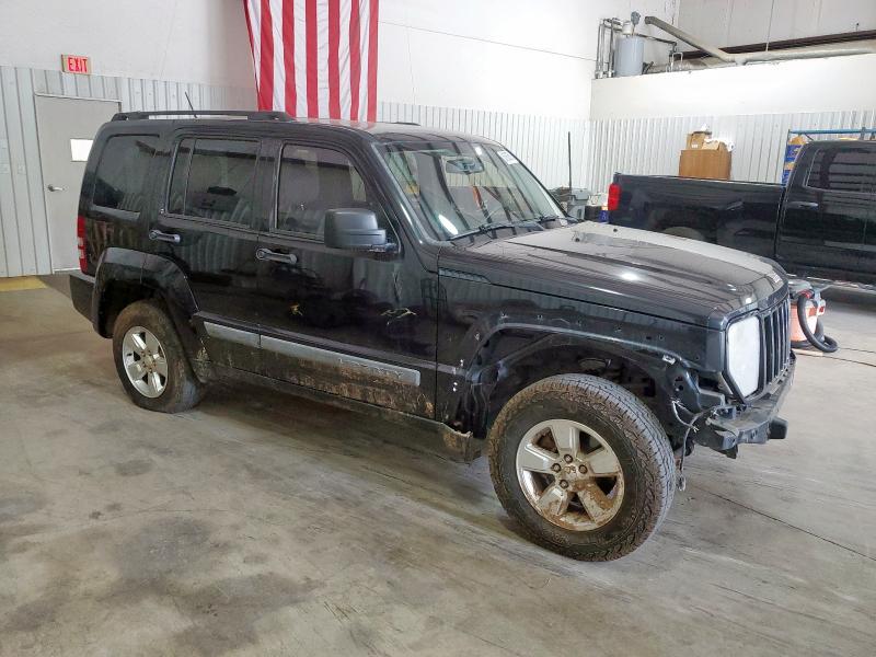 1C4PJLAK1CW141576 - 2012 JEEP LIBERTY SPORT BLACK photo 4