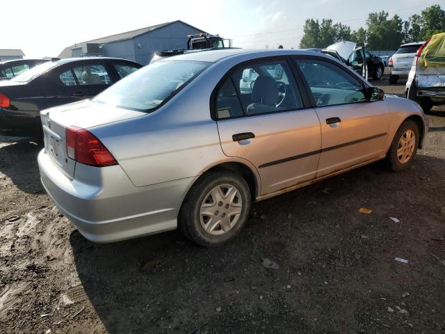 1HGES16325L011435 - 2005 HONDA CIVIC DX VP SILVER photo 3