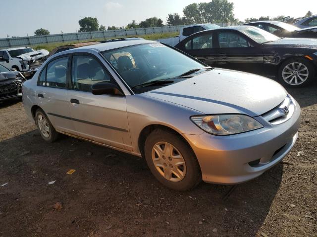 1HGES16325L011435 - 2005 HONDA CIVIC DX VP SILVER photo 4