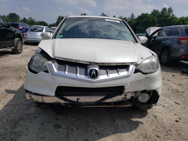 5J8TB18249A004760 - 2009 ACURA RDX WHITE photo 5