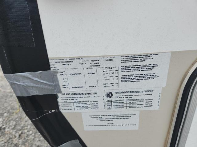 5ZT2SYSB9DE590416 - 2013 CAMPER TRAILER CREAM photo 10