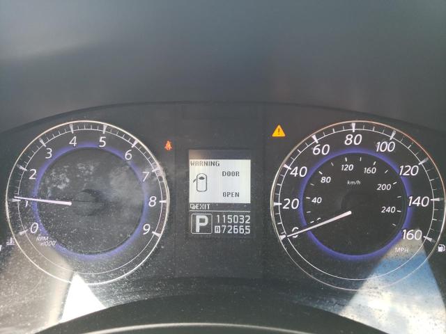 JN1AJ0HP8CM400133 - 2012 INFINITI EX35 BASE Մոխրագույն լուսանկար 9