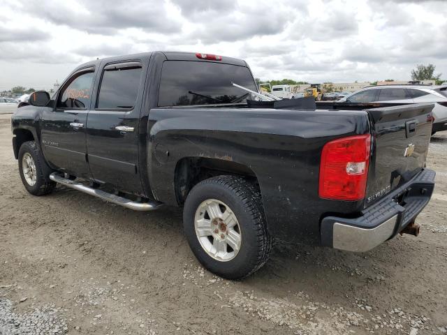 3GCEK13M27G528844 - 2007 CHEVROLET SILVERADO K1500 CREW CAB BLACK photo 2