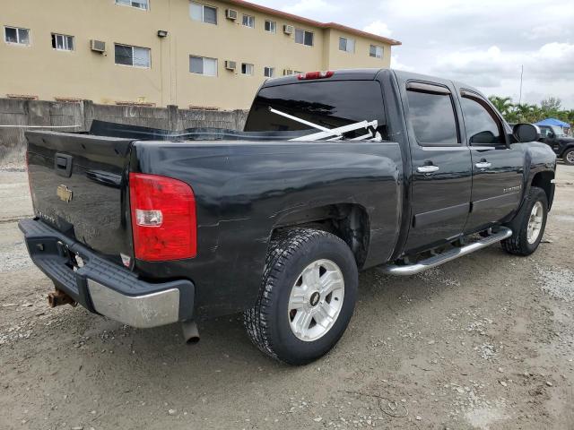 3GCEK13M27G528844 - 2007 CHEVROLET SILVERADO K1500 CREW CAB BLACK photo 3