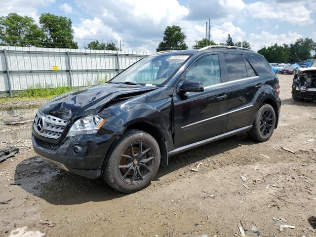 4JGBB8GB7BA660358 - 2011 MERCEDES-BENZ ML 350 4MATIC BLACK photo 1