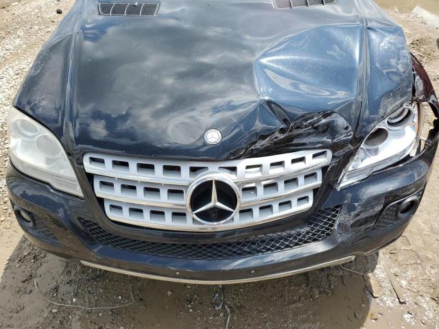 4JGBB8GB7BA660358 - 2011 MERCEDES-BENZ ML 350 4MATIC BLACK photo 12