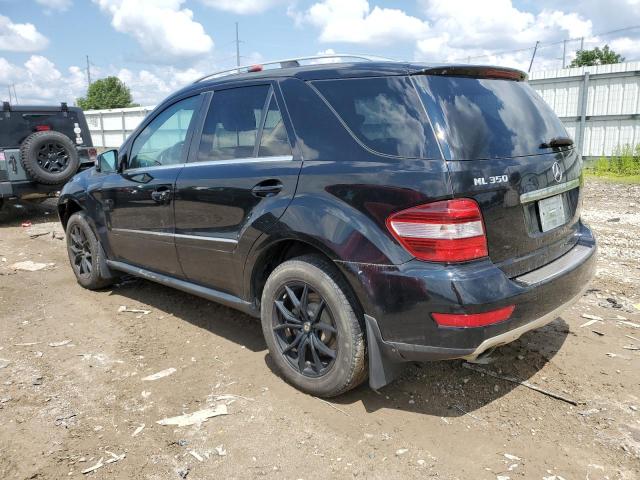 4JGBB8GB7BA660358 - 2011 MERCEDES-BENZ ML 350 4MATIC BLACK photo 2