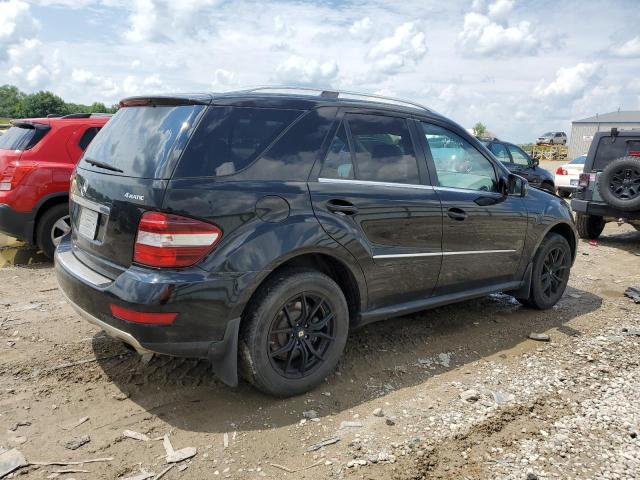 4JGBB8GB7BA660358 - 2011 MERCEDES-BENZ ML 350 4MATIC BLACK photo 3