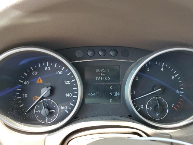 4JGBB8GB7BA660358 - 2011 MERCEDES-BENZ ML 350 4MATIC BLACK photo 9