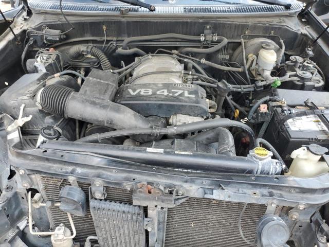 5TBRT34102S318566 - 2002 TOYOTA TUNDRA ACCESS CAB Սև լուսանկար 11