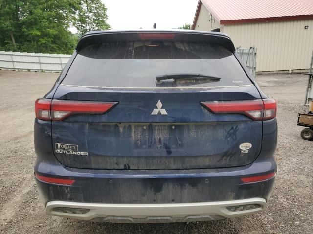 JA4J4VA87RZ025619 - 2024 MITSUBISHI OUTLANDER SE BLUE photo 6