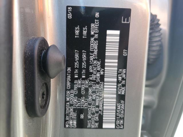 JTJBARBZXJ2173663 - 2018 LEXUS NX 300 BASE Արծաթագույն լուսանկար 14