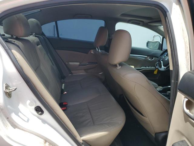 19XFB2F9XEE215972 - 2014 HONDA CIVIC EXL WHITE photo 10