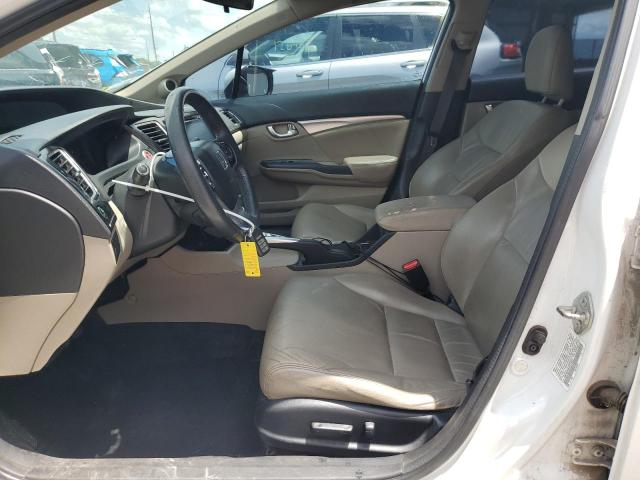 19XFB2F9XEE215972 - 2014 HONDA CIVIC EXL WHITE photo 7
