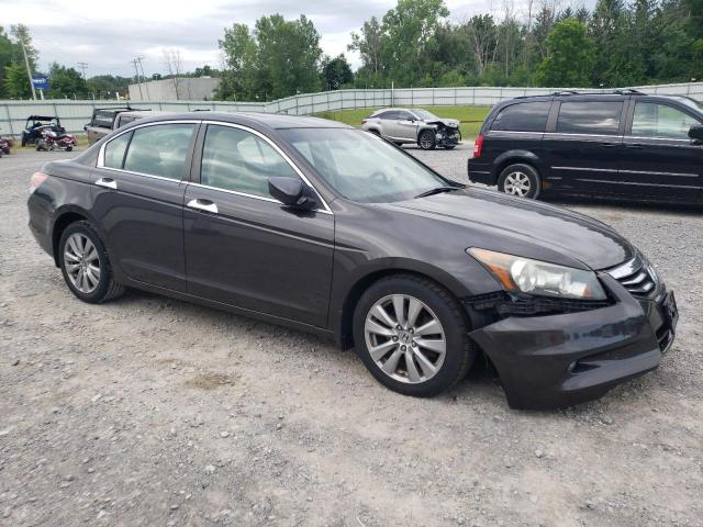 1HGCP3F85BA025790 - 2011 HONDA ACCORD EXL GRAY photo 4