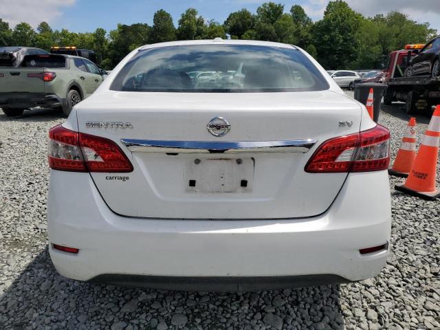 3N1AB7AP7FY221115 - 2015 NISSAN SENTRA S WHITE photo 6