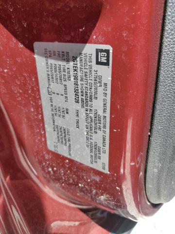 2GTEK190181324728 - 2008 GMC SIERRA K1500 RED photo 12