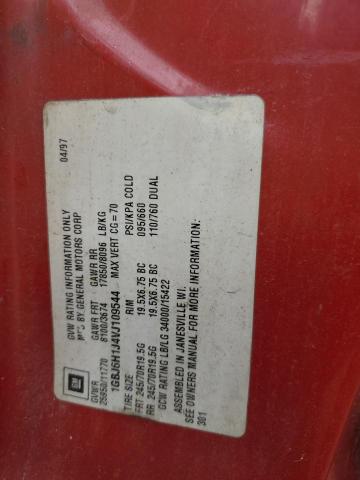 1GBJ6H1J4VJ109544 - 1997 CHEVROLET C-SERIES C6H042 RED photo 13