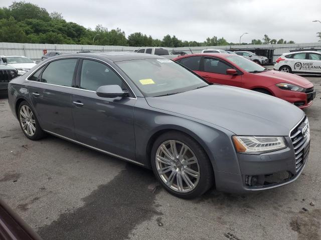 WAU34AFD4GN011739 - 2016 AUDI A8 L QUATTRO GRAY photo 4