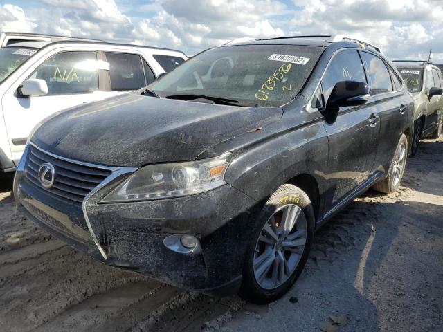 2T2ZK1BA7FC153532 - 2015 LEXUS RX 350 BLACK photo 2