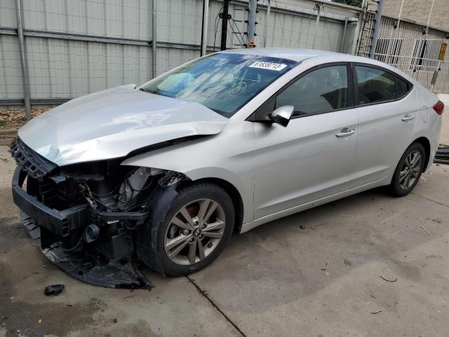 5NPD84LF5JH368731 - 2018 HYUNDAI ELANTRA SEL SILVER photo 1