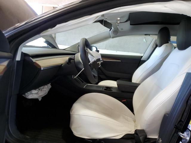 5YJ3E1EB6NF166675 - 2022 TESLA MODEL 3 Noir photo 7