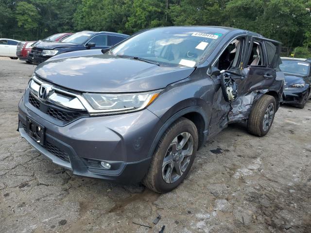 2HKRW2H57HH674856 - 2017 HONDA CR-V EX GRAY photo 1