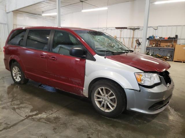 2C4RDGBG0ER356086 - 2014 DODGE GRAND CARA SE MAROON photo 4