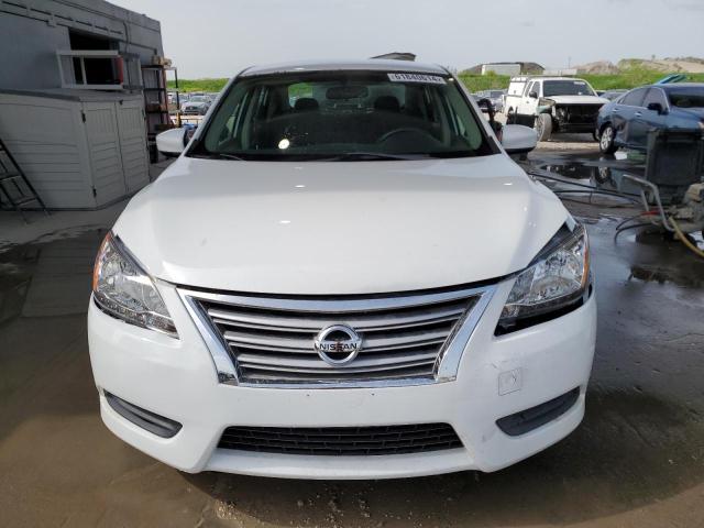 3N1AB7AP6FY215970 - 2015 NISSAN SENTRA S WHITE photo 5