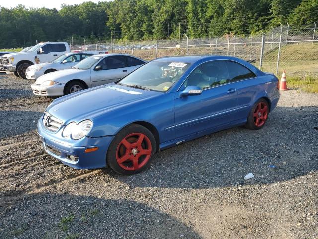 WDBTJ65J45F141185 - 2005 MERCEDES-BENZ CLK 320C BLUE photo 1