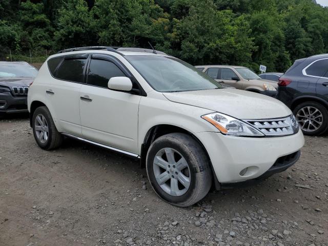 JN8AZ08T67W511779 - 2007 NISSAN MURANO SL WHITE photo 4