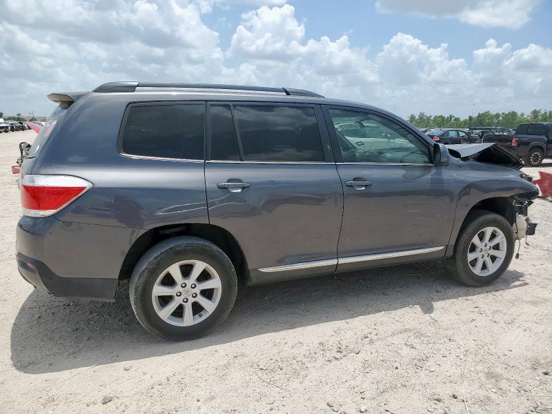 5TDZA3EH5DS040131 - 2013 TOYOTA HIGHLANDER BASE Szary zdjęcie 3