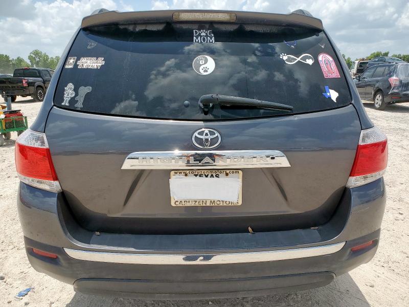 5TDZA3EH5DS040131 - 2013 TOYOTA HIGHLANDER BASE Szary zdjęcie 6