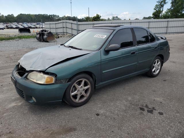 3N1BB51D01L112970 - 2001 NISSAN SENTRA SE GREEN photo 1