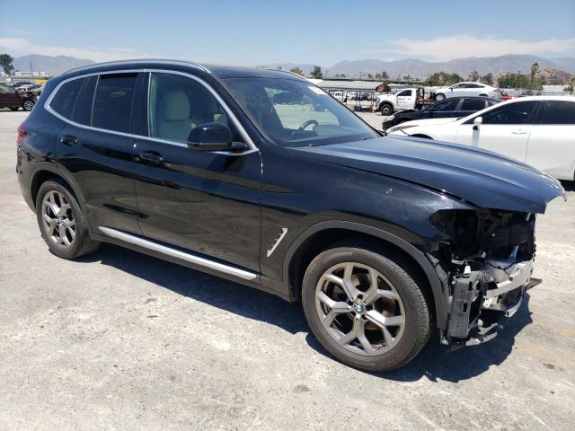 5UXTY3C02M9F16477 - 2021 BMW X3 SDRIVE30I BLACK photo 4