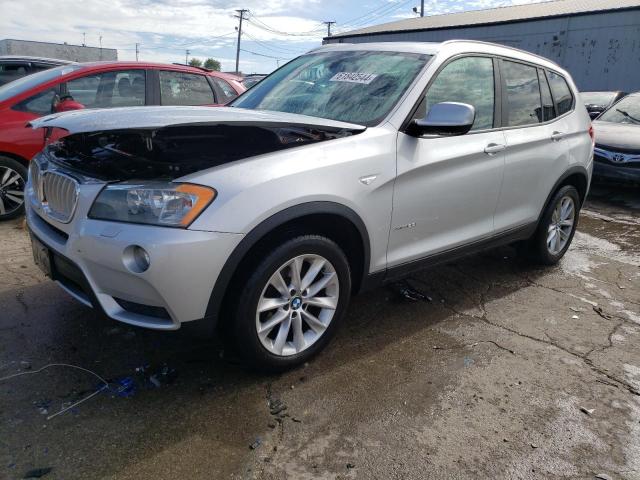 5UXWX9C56E0D38934 - 2014 BMW X3 XDRIVE28I SILVER photo 1