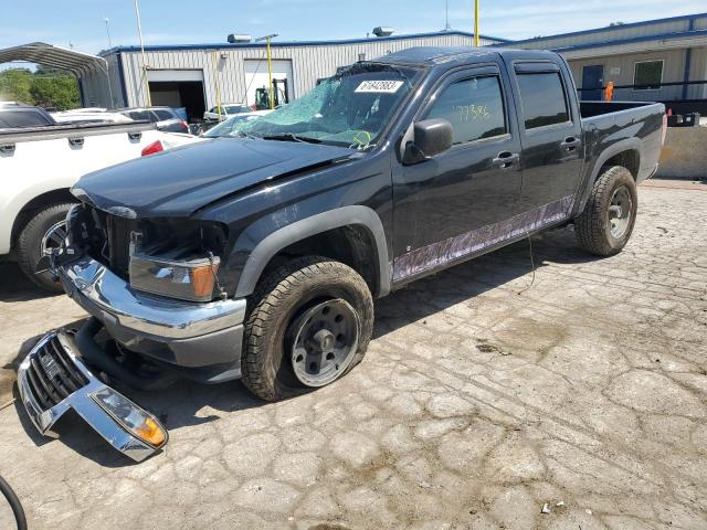 1GTDT43E388218101 - 2008 GMC CANYON SLE BLACK photo 1