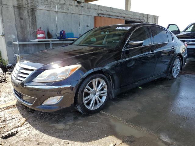 KMHGC4DD0DU256093 - 2013 HYUNDAI GENESIS 3.8L BLACK photo 1