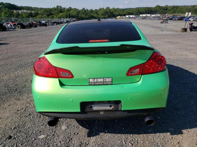 JN1CV6ARXDM754104 - 2013 INFINITI G37 GREEN photo 6