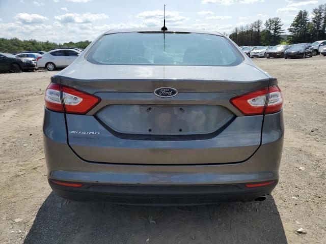 1FA6P0G75E5390909 - 2014 FORD FUSION S GRAY photo 6